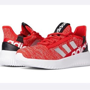 Kids, Red Adidas Kaptir, size 4.5 big kid.  Brand new! With tags.  Perfect.